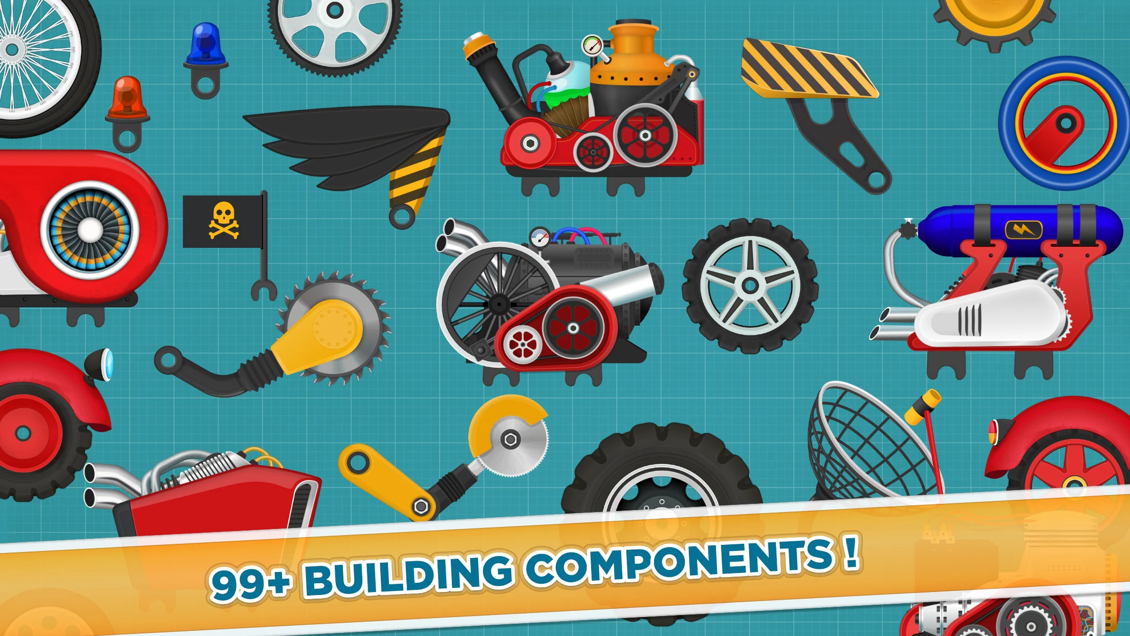 Car Builder & Racing for Kids screenshot