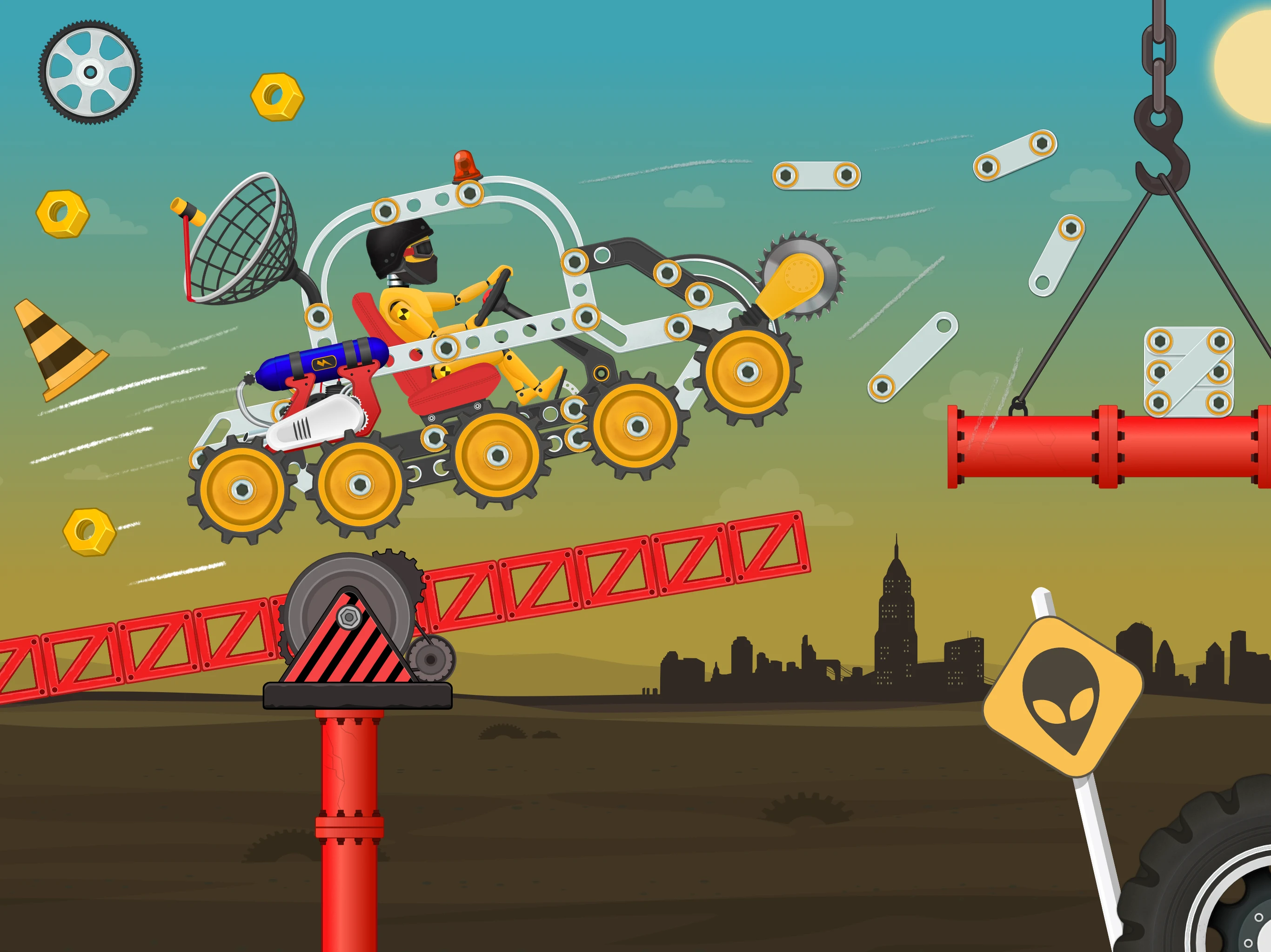 Car Builder & Racing for Kids screenshot