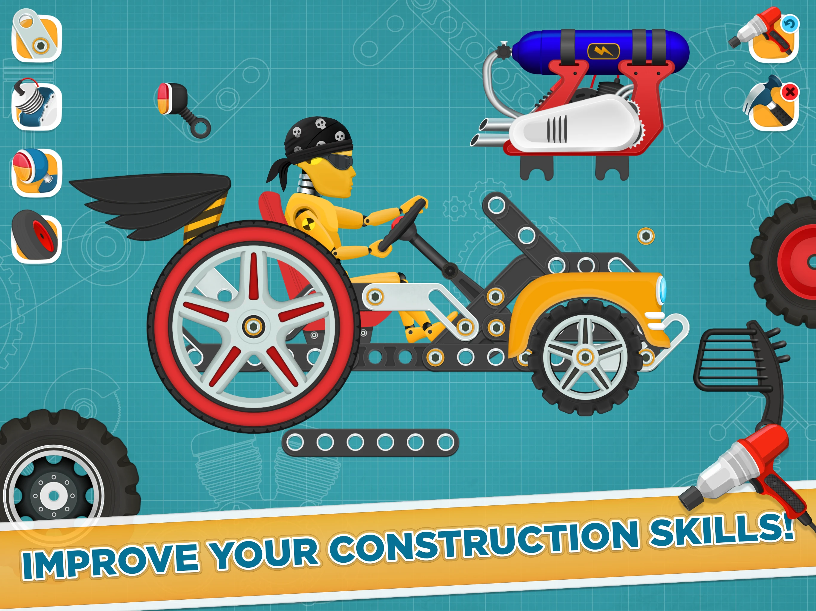 Car Builder & Racing for Kids screenshot