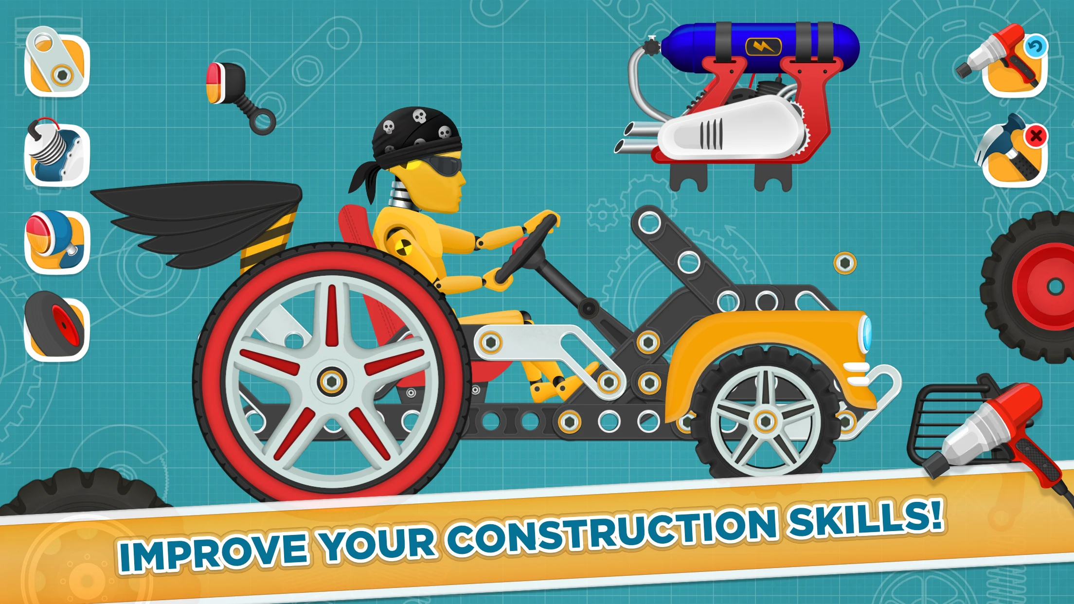 Car Builder & Racing for Kids screenshot