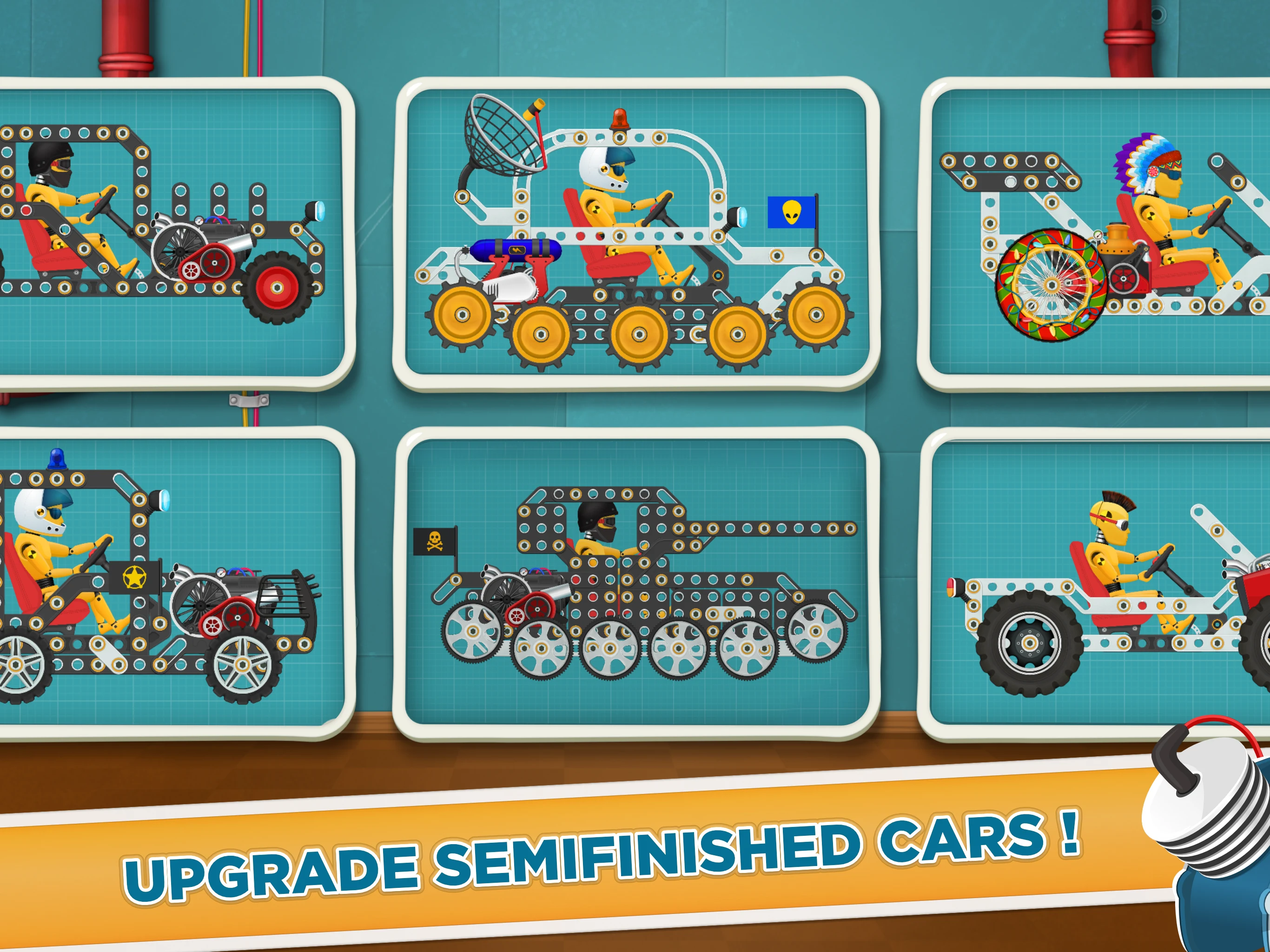 Car Builder & Racing for Kids screenshot
