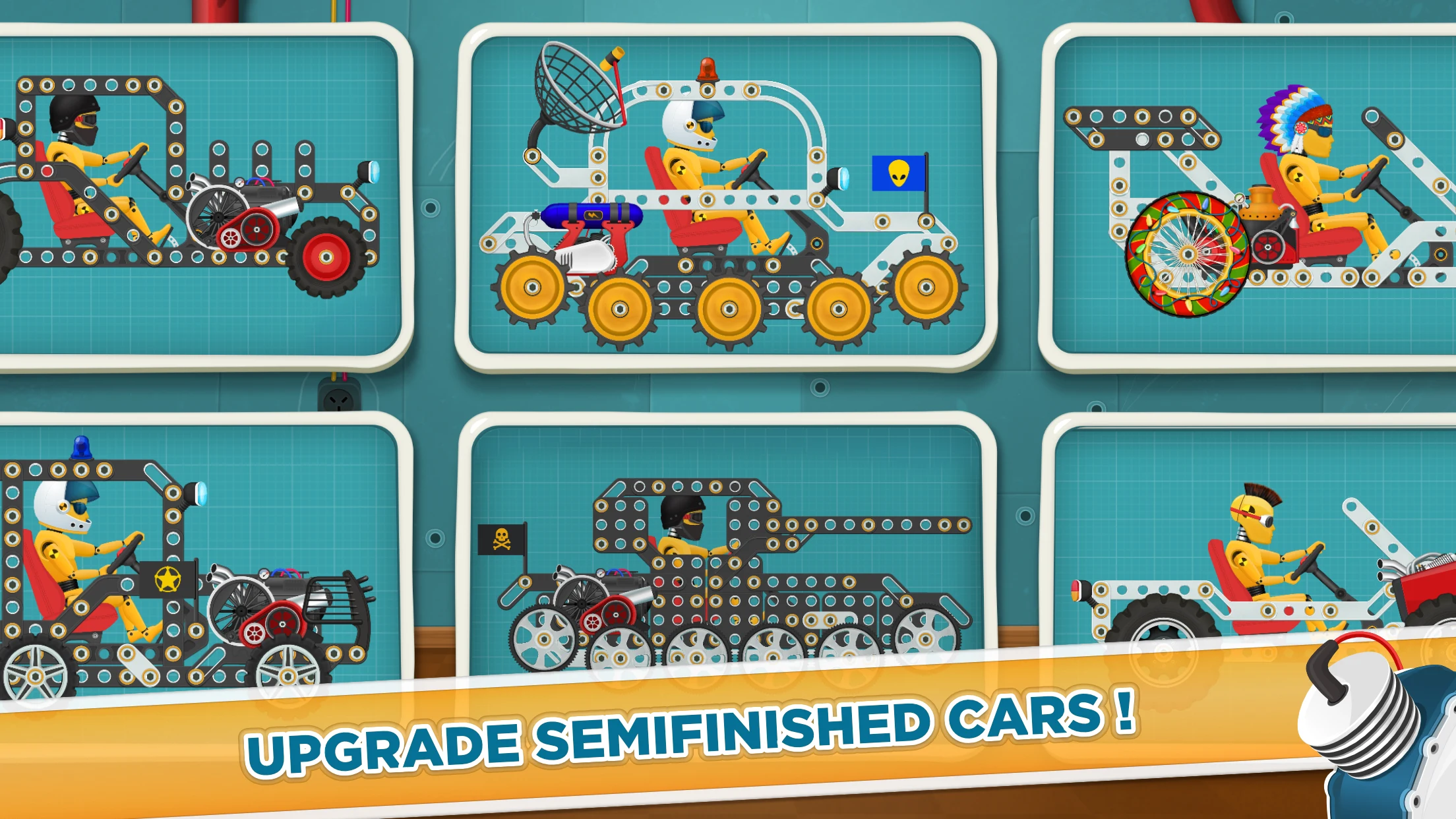 Car Builder & Racing for Kids screenshot